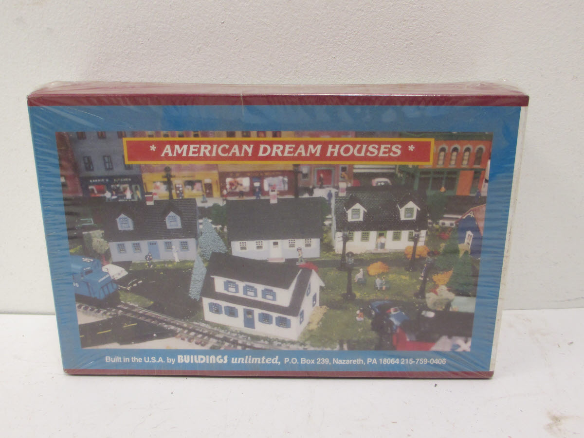 Building Unlimited 104 O Cape Cod House W/Front & Rear Dormers Building Kit