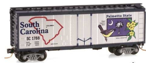 Micro-Trains 02100378 N South Carolina State 40' Plug Door Boxcar #1788 LN/Box