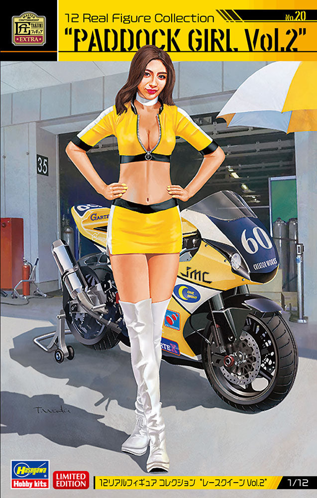 Hasegawa 52331 1:12 12 Real Figure Collection #20 Paddock Girl Vol. 2 Figure Kit