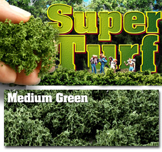 Scenic Express EX862E Grass Green SuperTurf Texture Foliage - 48 oz. Eco-Pak