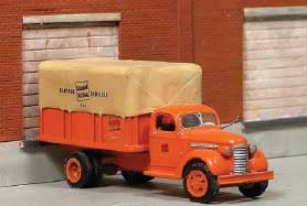Sylvan Scale Models V01911 HO Undec 1939 GMC Express Truck w/Canvas Cover Kit
