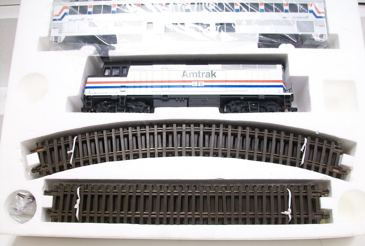 American Models Amtrak Superliner Phase 4 FP-40 S Gauge Diesel Train Set LN/Box