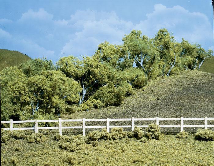 Woodland Scenics TK24 24"-30" Hedge Row Scene Large Tree Kit (Pack of 18) EX/Box