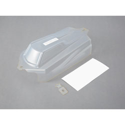 Team Losi Racing 340002 Cab Forward Body Set, Clear With stickers: 8E 3.0