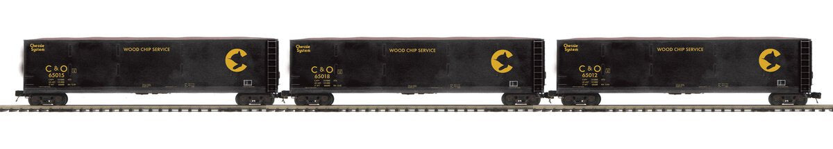 MTH 20-92027 Chessie Wood Chip O Gauge Freight Car Set MT/Box