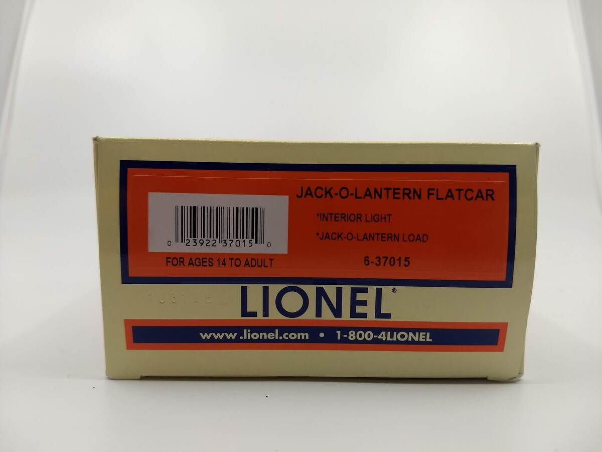 Lionel 6-37015 O Gauge Jack-O-Lantern Flatcar #37015 LN/Box