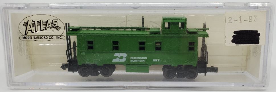 Atlas 3565 N Scale Burlington Northern Caboose #9931 NIB