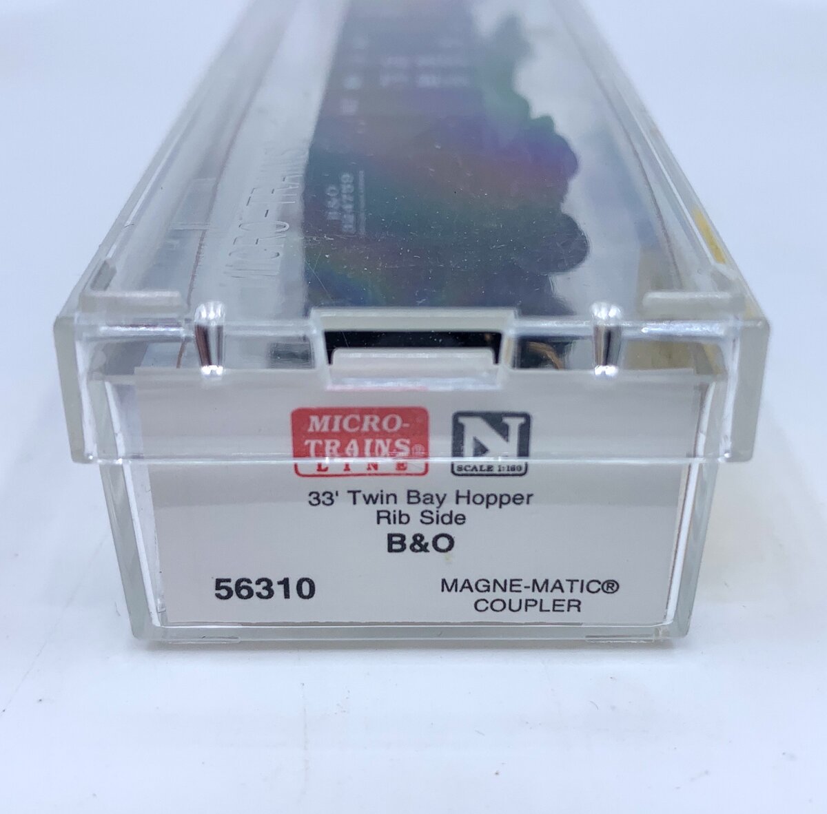 Micro-Trains 05600310 N Baltimore & Ohio 33' Twin Bay Rib Side Hopper #324759 LN/Box