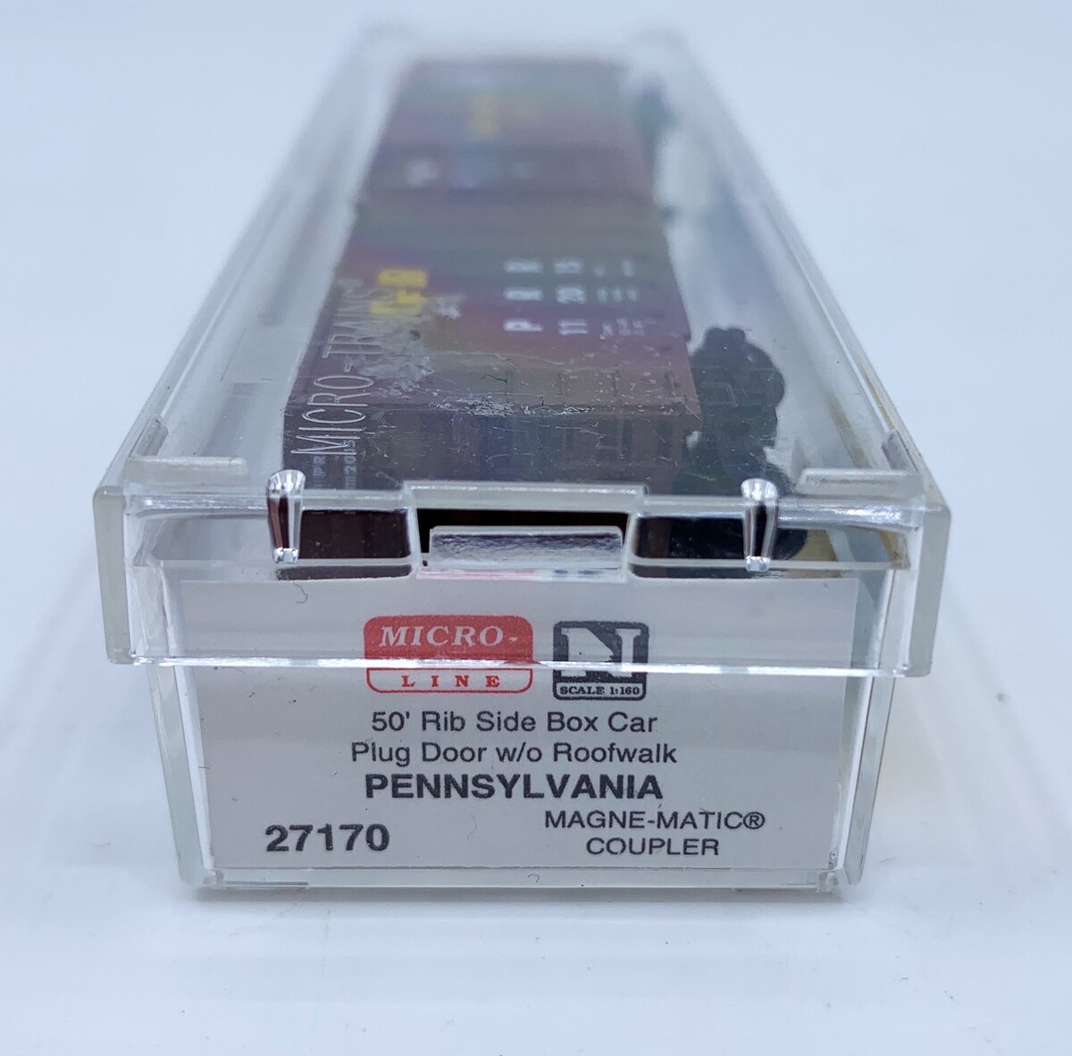 Micro-Trains 02700170 N Scale Pennsylvania 50' Plug Door Rib Side Boxcar #112015 LN/Box