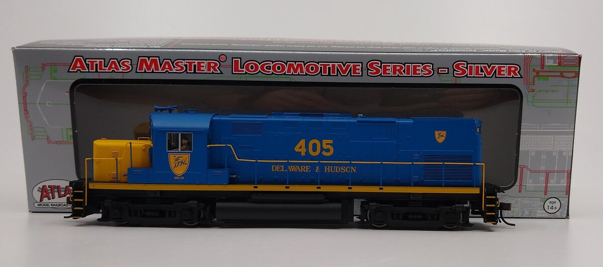 Atlas 10001110 HO Delaware & Hudson C420 Silver Diesel Locomotive #405