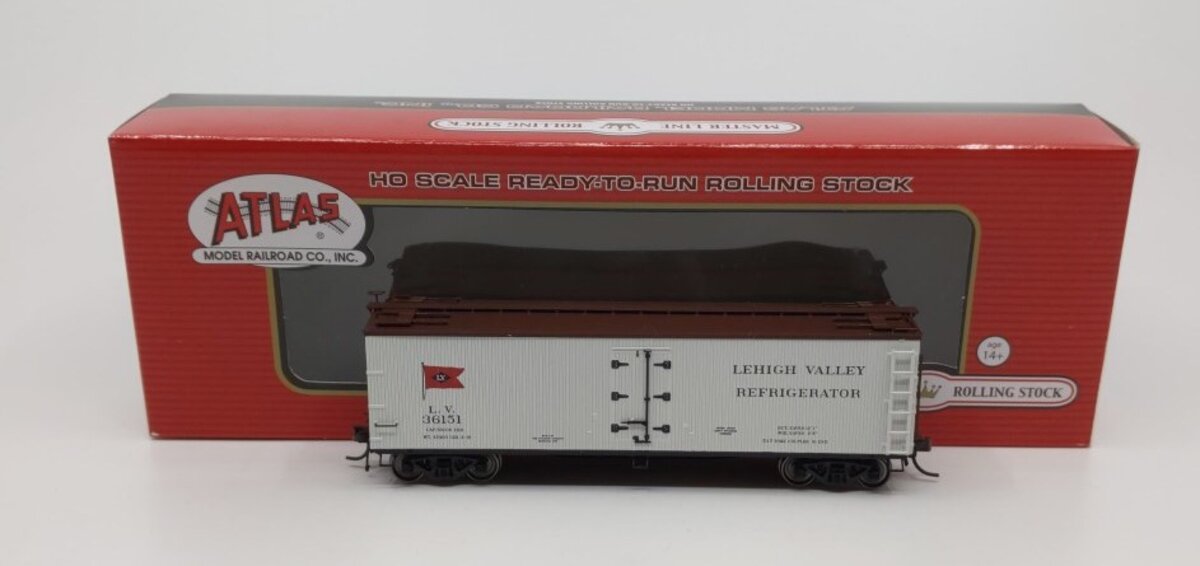 Atlas 20002722 HO Lehigh Valley 40' Wood Reefer Car #36151