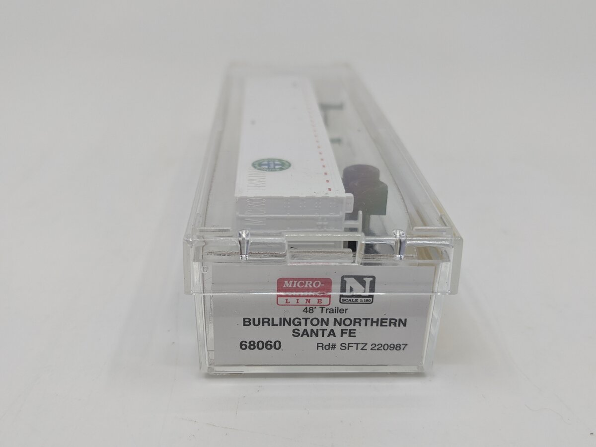 Micro-Trains 68060 N Burlington Northern Santa Fe 48’ Van Trailer LN/Box
