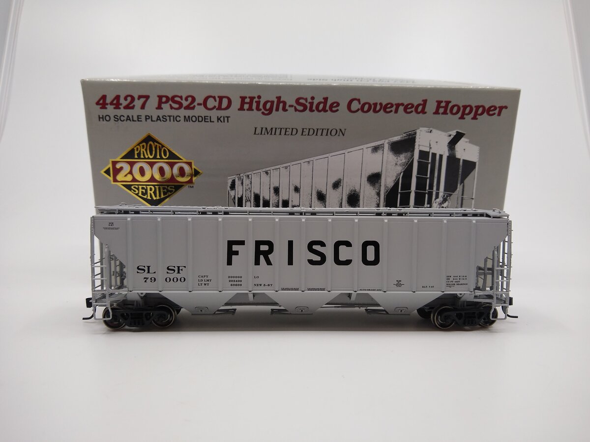 Proto 2000 21884 HO SLSF 4427 PS2-CD High Side Covered Hopper LN