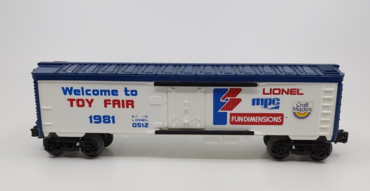 Lionel 6-0512 O Gauge Welcome to Toy Fair 1981 Boxcar LN/Box