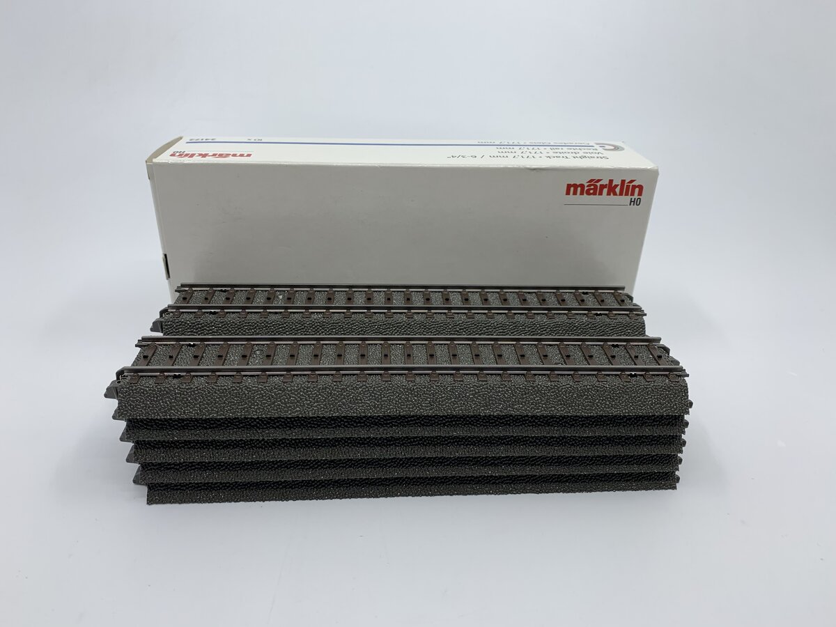Marklin 24172 HO 6-3/4" Straight C Track (Pack of 10)