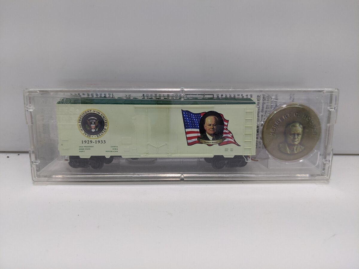 Micro-Trains 07400121 N Herbert Hoover 40' Plug Door Boxcar #1929-1933 w/Ladders LN/Box