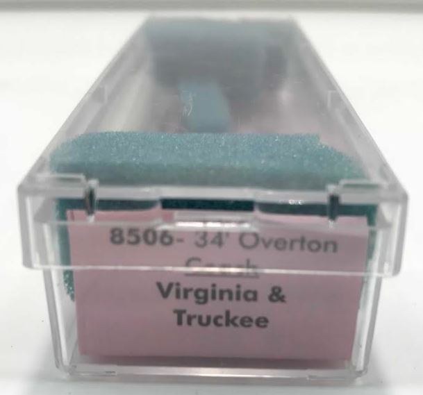 Roundhouse 8506 N Scale Virginia & Truckee 34' Overton Coach Car (Assembled) LN/Box
