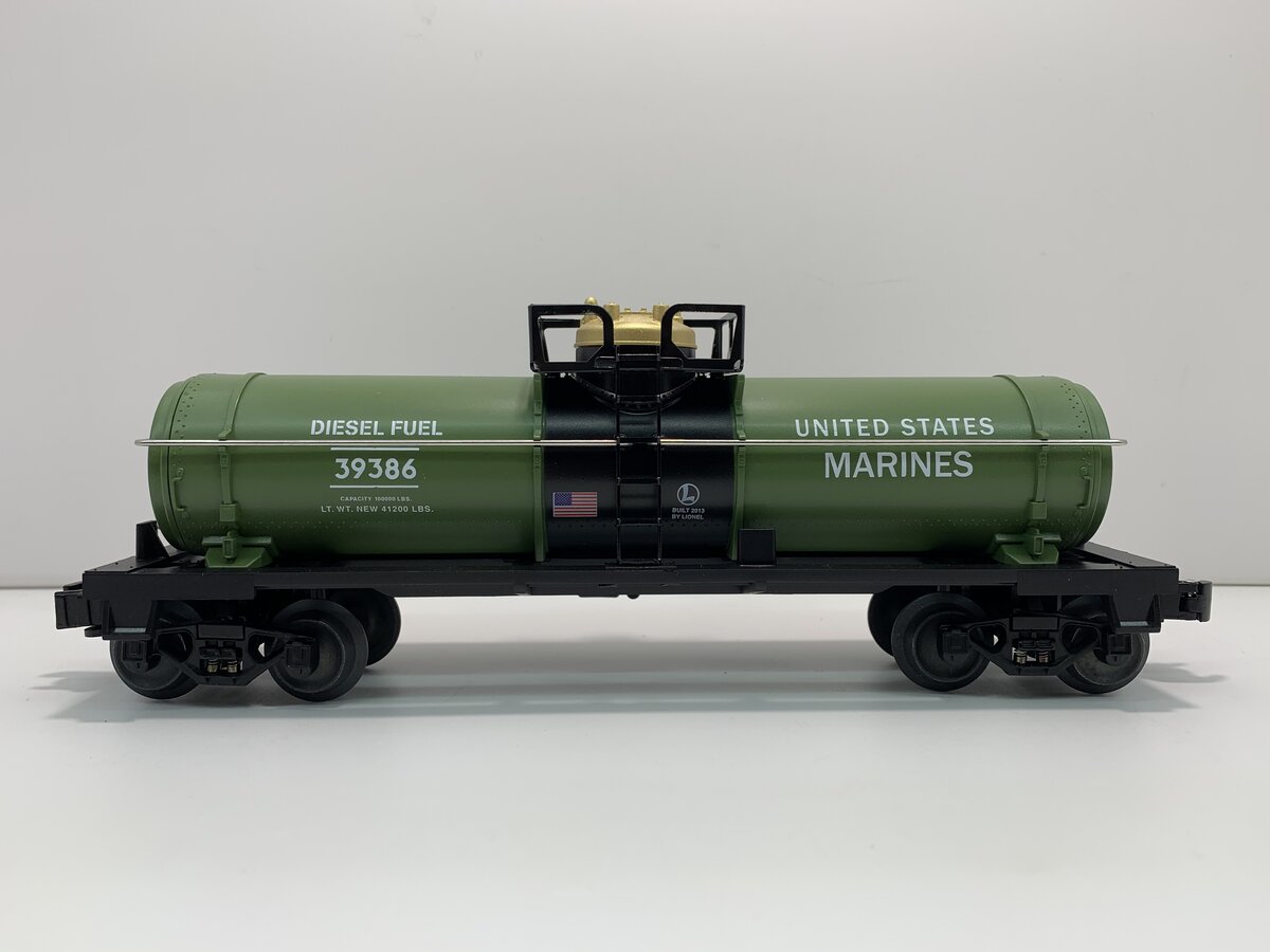 Lionel 6-39386 O USA/USMC Tank Car LN/Box