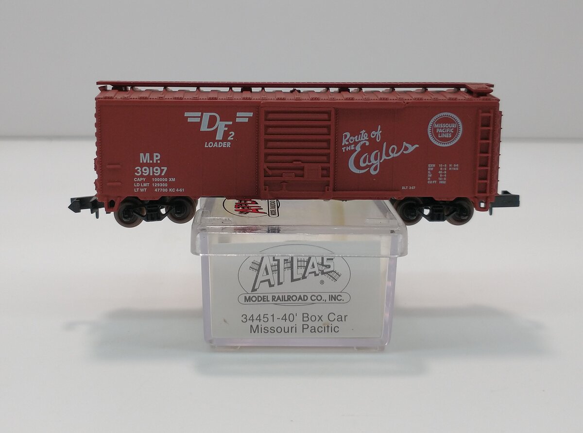 Atlas 34451 N Missouri Pacific Boxcar #39197 LN/Box