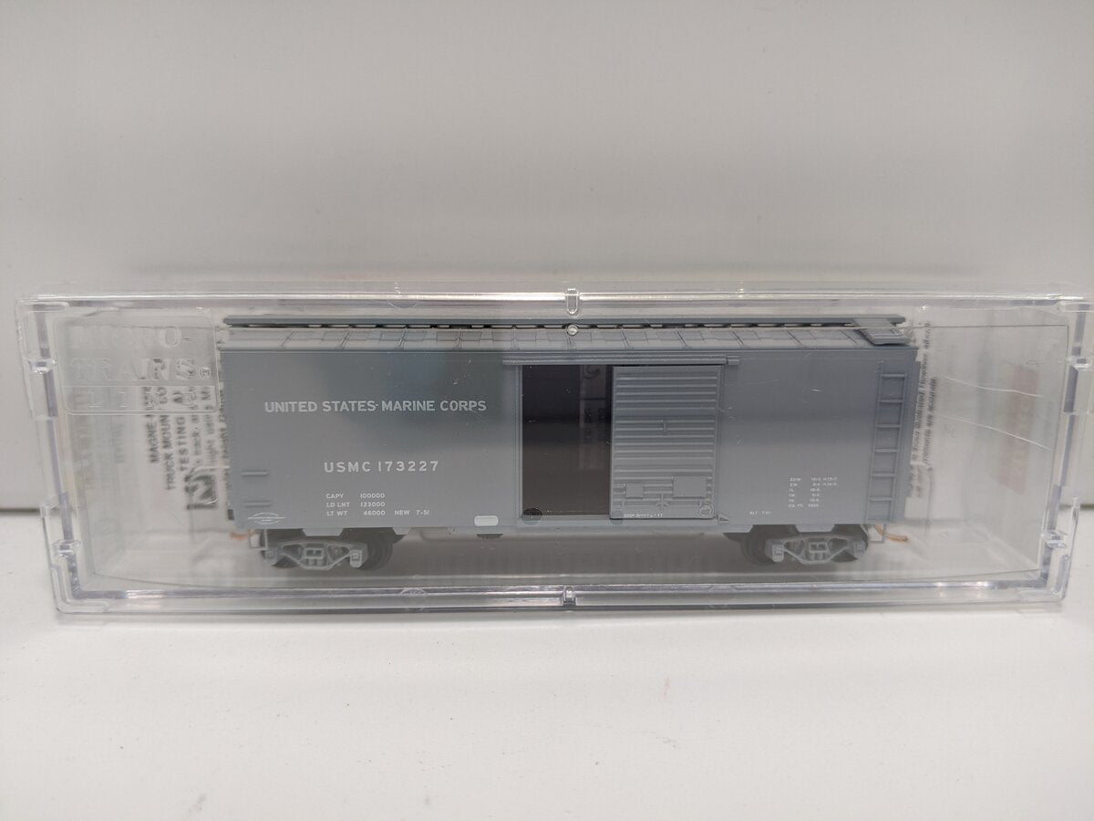 Micro-Trains 02000477 N United States Marine Corps 40' Standard Boxcar #173227 LN/Box