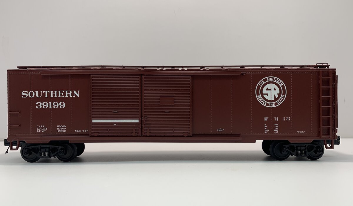 MTH 20-93246 O Gauge Southern Double Door 50' Boxcar #39199 LN/Box