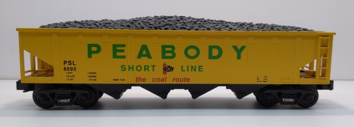 MTH 30-79117 Peabody Hopper Car w/ Operating Coal Load EX