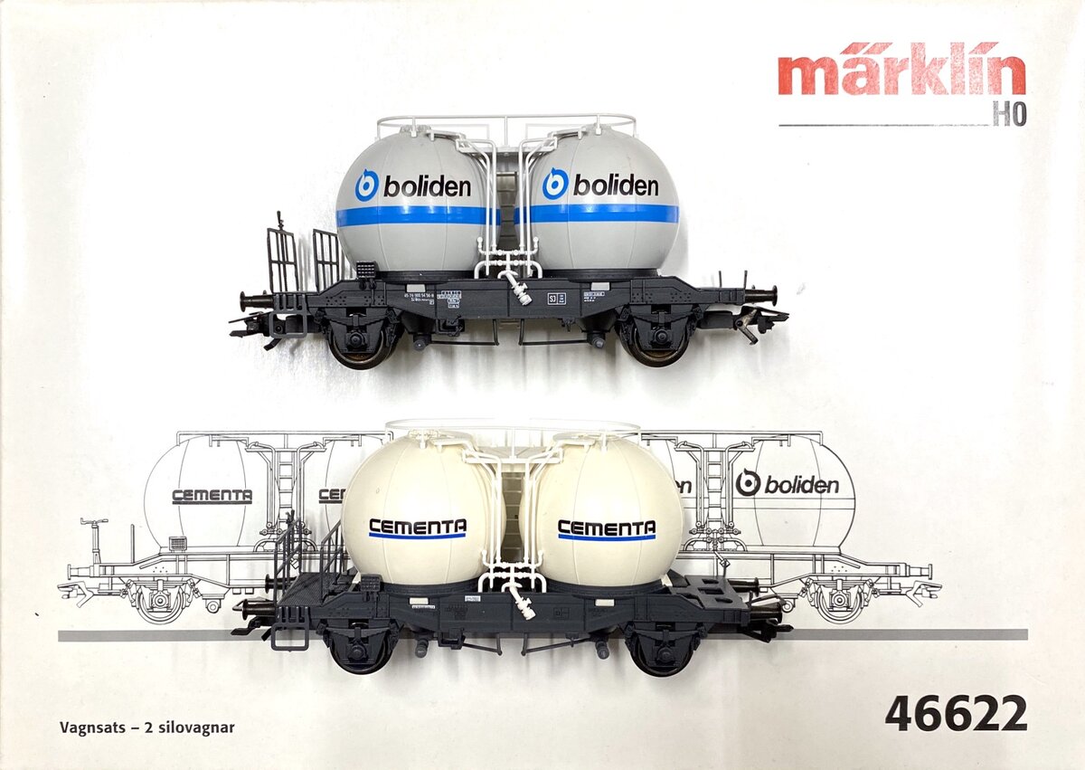 Marklin 46622 HO Scale Silo Container Cars LN/Box