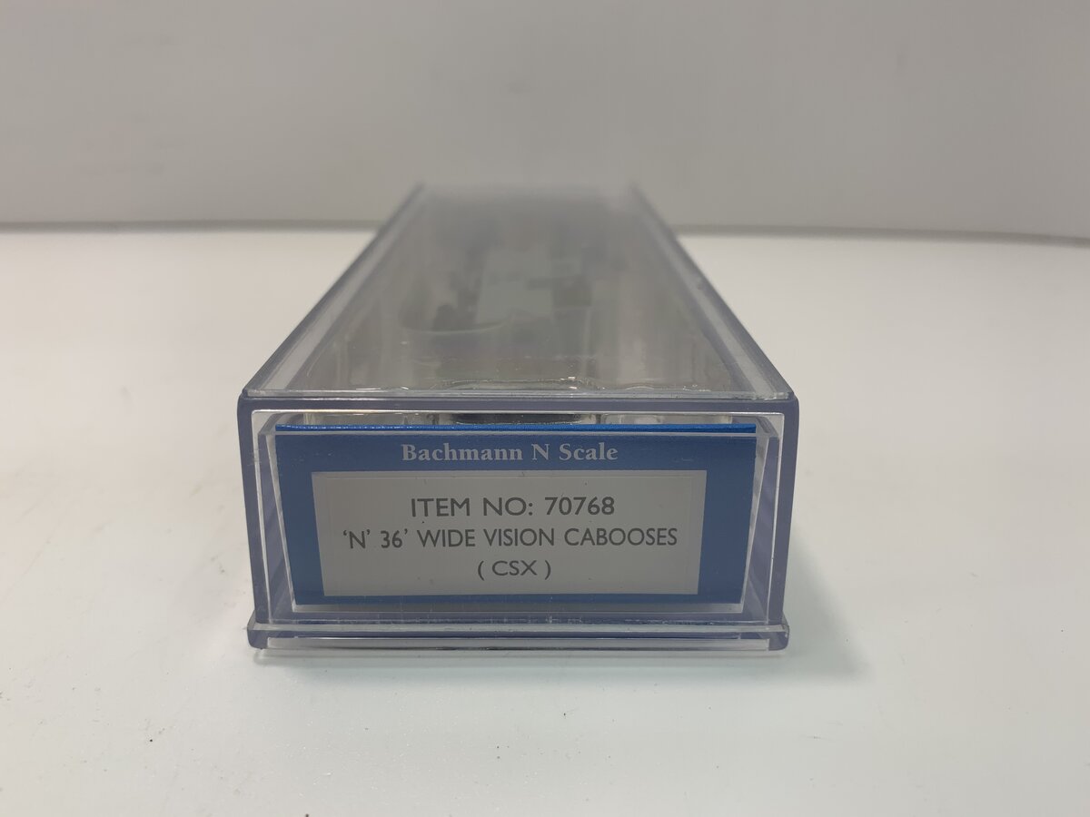 Bachmann 70768 N CSX 36' Wide Vision Caboose #3456 LN/Box