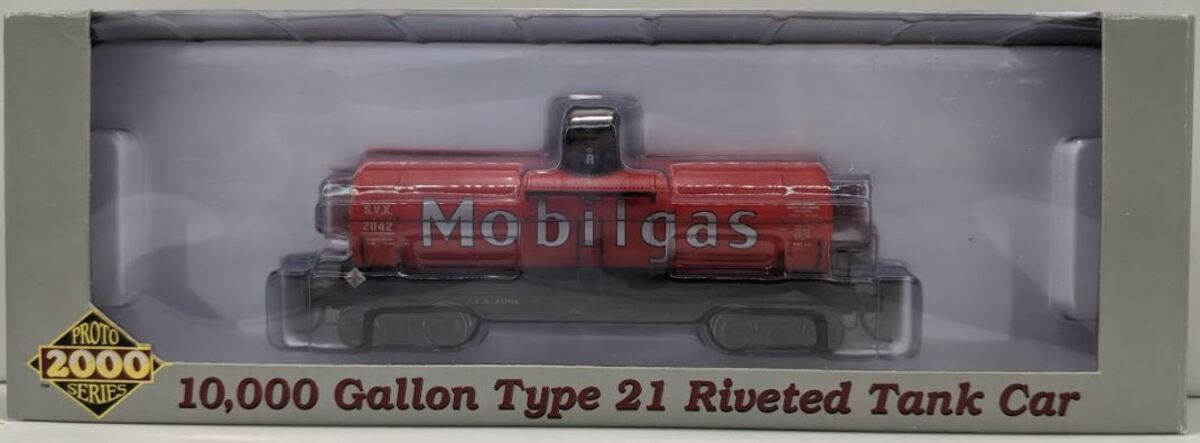 Proto 2000 23361 HO Scale Mobilgas Tank Car #2042 LN/Box