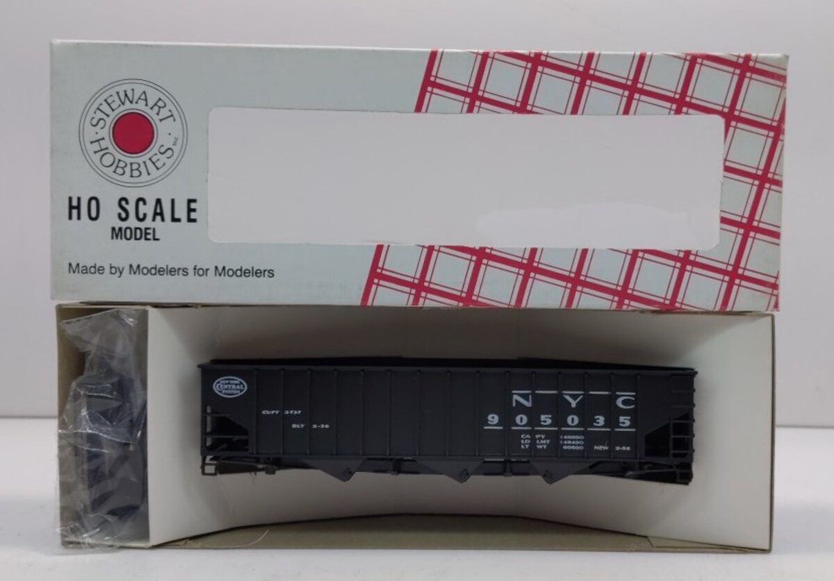 Stewart 10001 HO New York Central 70 Ton 14 Panel Triple Hopper #905035