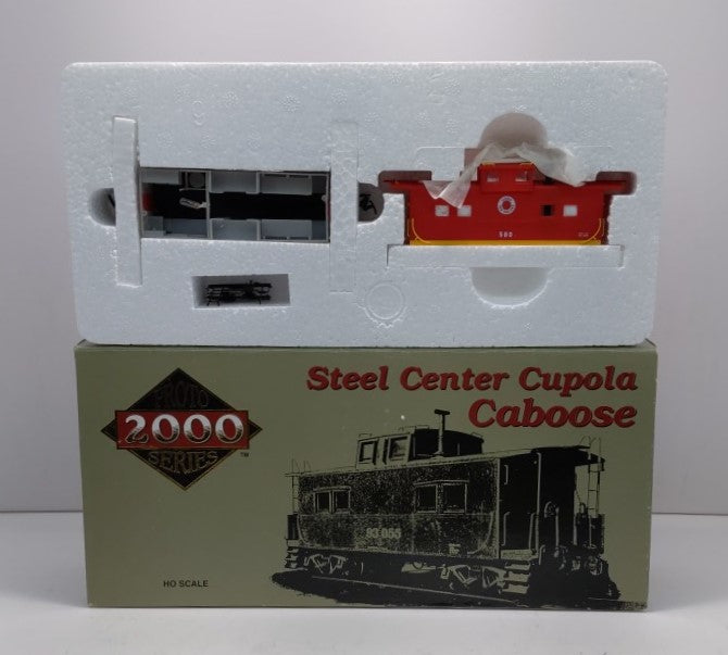 Proto 2000 8231 Lehigh & New England Steel Center Cupola Caboose Model Kit LN/Box