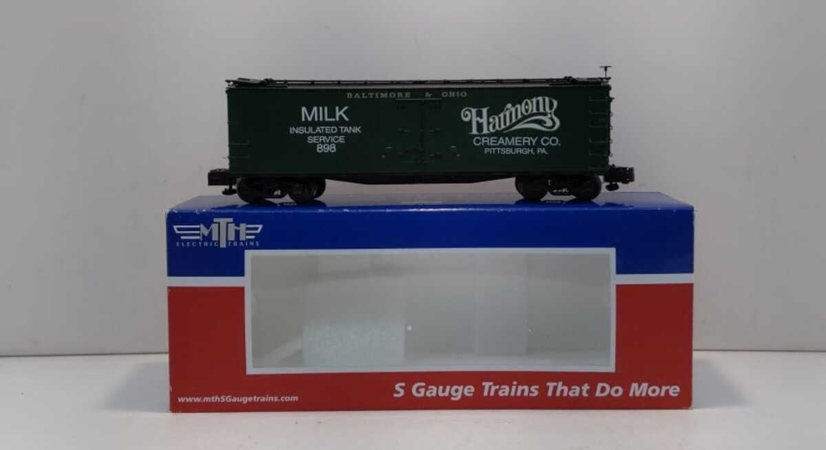 MTH 35-78040 S Harmony Creamery 40' Woodsided Reefer Car LN/Box