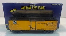 American Flyer 6-48269 S Santa Fe ATSF Grand Canyon Reefer Car #7409 LN/Box