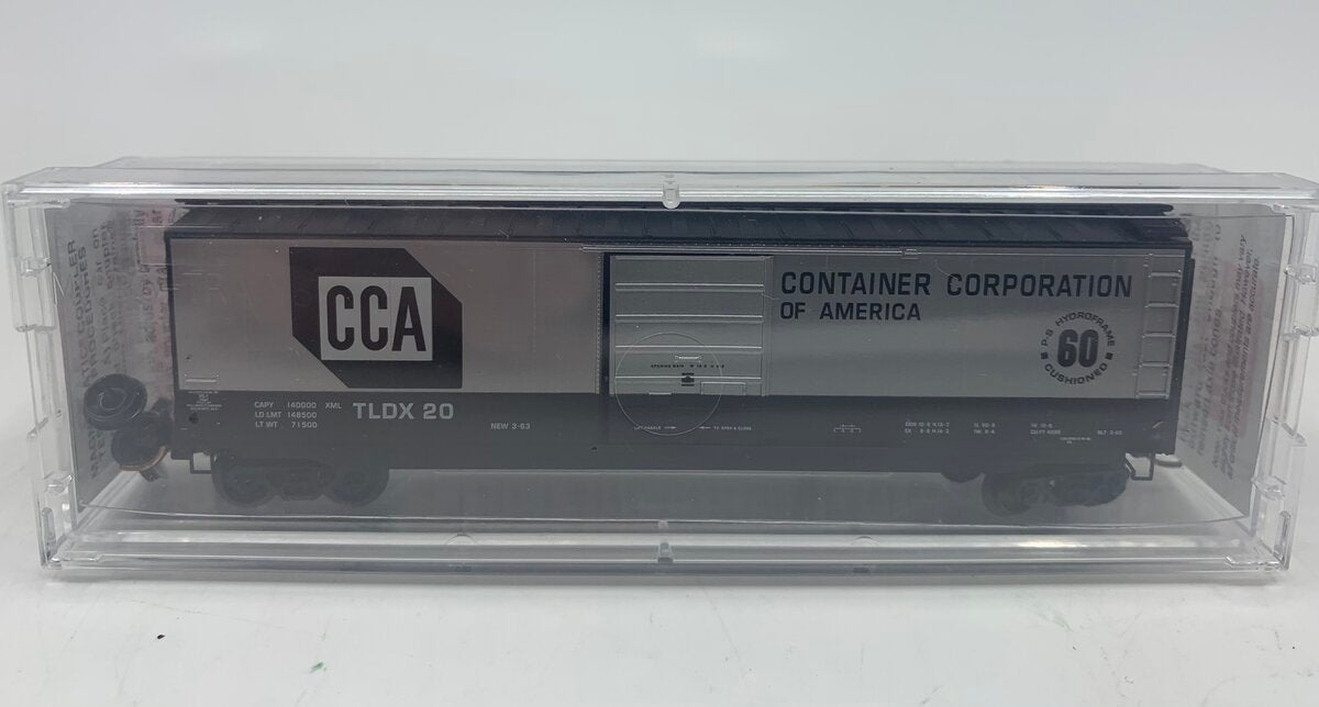 Micro-Trains 03100210 N Container Corp of America 50' Standard Boxcar #TLDX 20 LN/Box