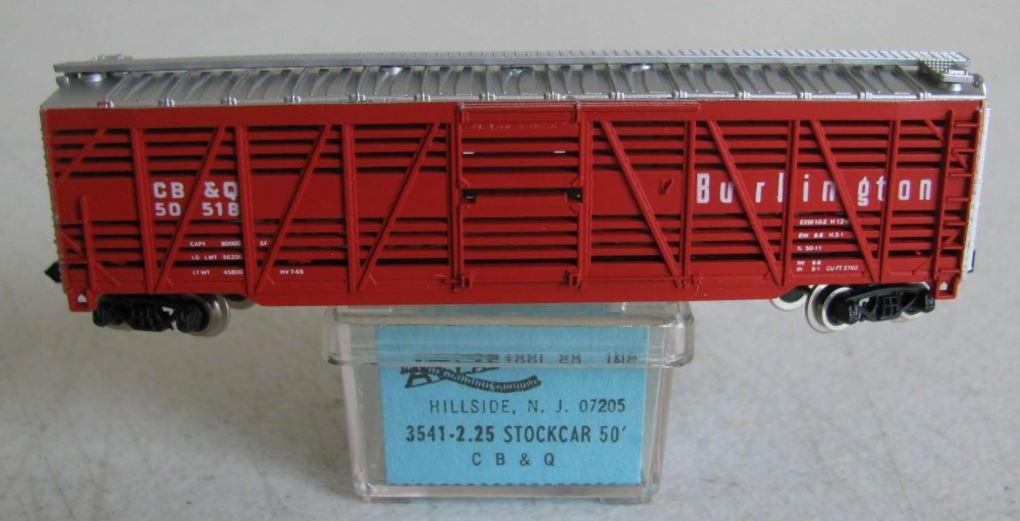 Atlas 3541 N CB&Q 50' Stockcar #50518
