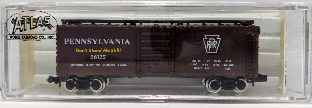 Atlas 3422 N Scale Pennsylvania 40' Boxcar #26125