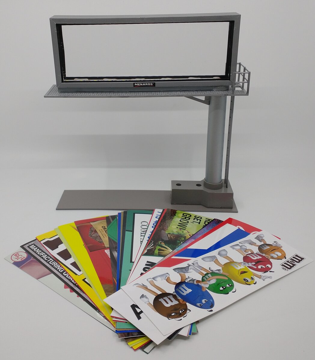 Menards 279-4289 O Blacklight Billboard w/ 26 Decals