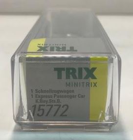 Trix 15772 N KBAY.Sts.B. Type C 3rd Class Express Passenger Car #9469 LN/Box