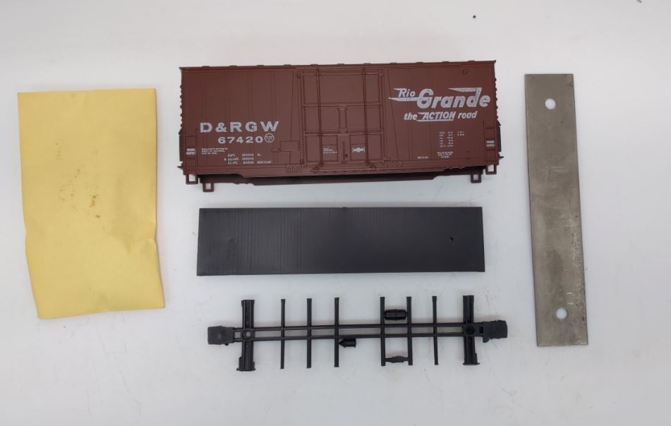 Athearn 1964 Rio Grande 40' Hi-Cube Box Car#67422