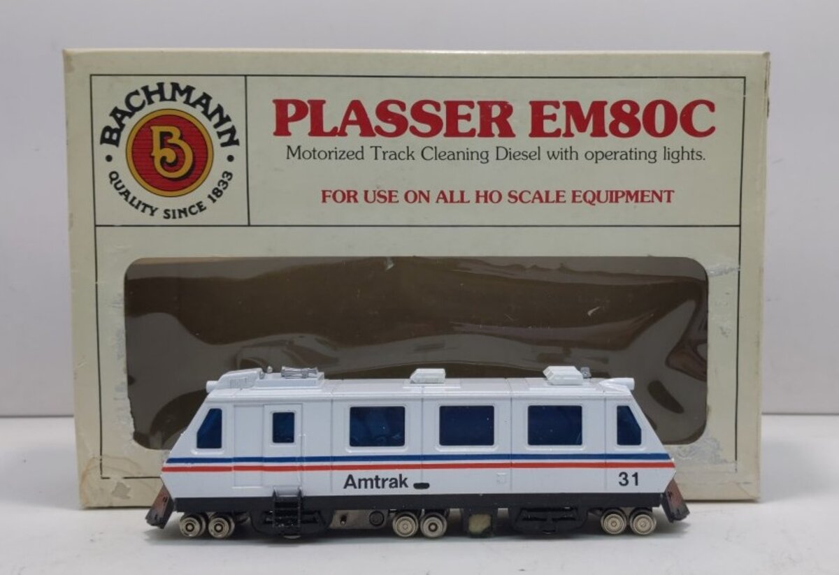 Bachmann 41-625-05 HO Amtrak Plasser EM80C Track Cleaning Diesel