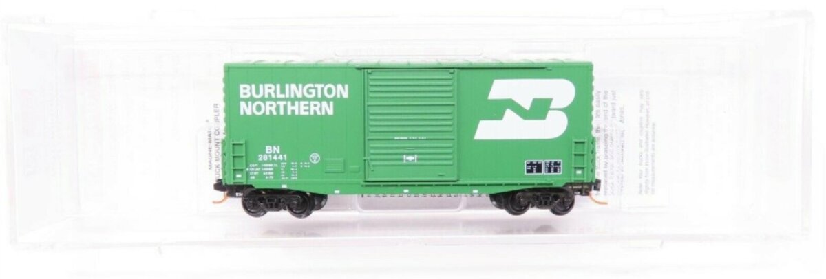 Micro-Trains 10100090 N BN 40' Single Door Hi-Cube Boxcar #281441 LN/Box