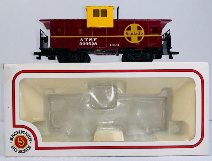 Bachmann 43-1007-02 HO Scale Santa Fe Wide Vision Caboose #999628 LN/Box