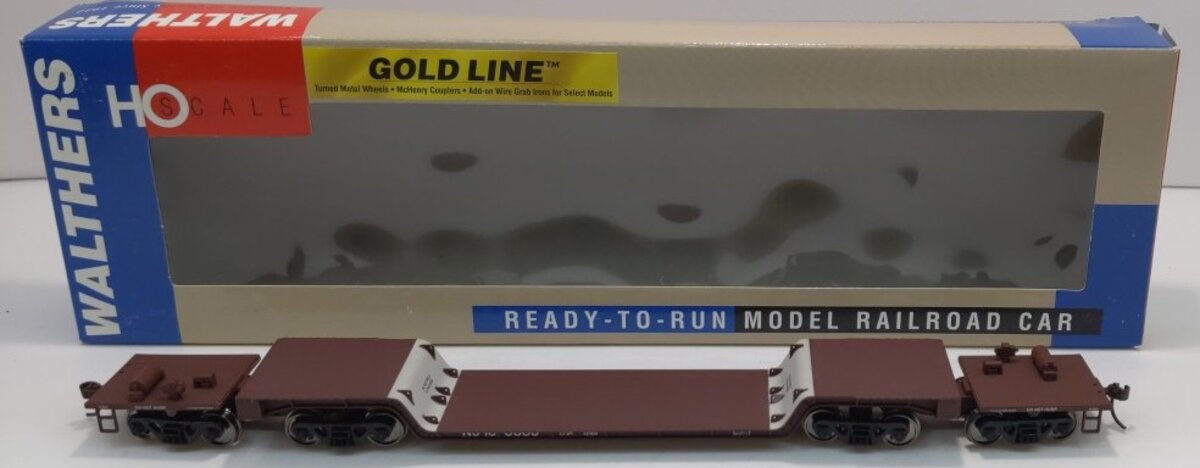 Walthers 932-5631 HO NS 81' 4-Truck Depressed Center Flat Car #185550