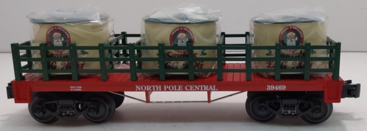 Lionel 6-39469 O Gauge Christmas Egg Nog Barrel Car NIB
