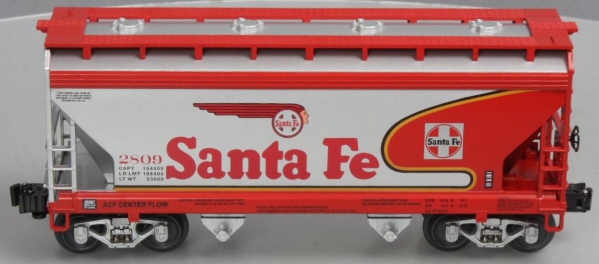 Lionel 6-52567 O Gauge Santa Fe "Super Chief" ACF 2-Bay Hopper #2809 LN/Box