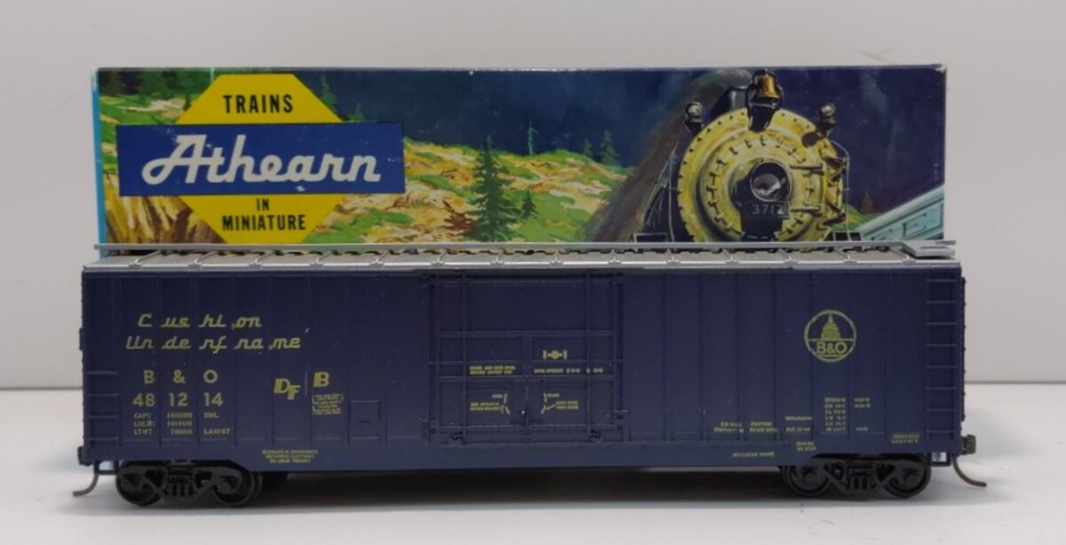 Athearn 1337 HO B&O 50 ft Boxcar Kit #481214