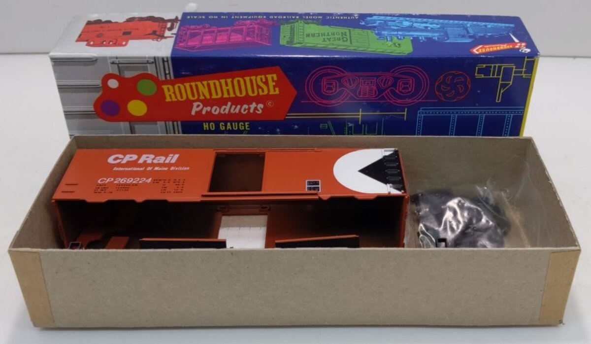 Roundhouse 1062 HO Scale CP Rail 40' AAR Boxcar # 269224 Kit