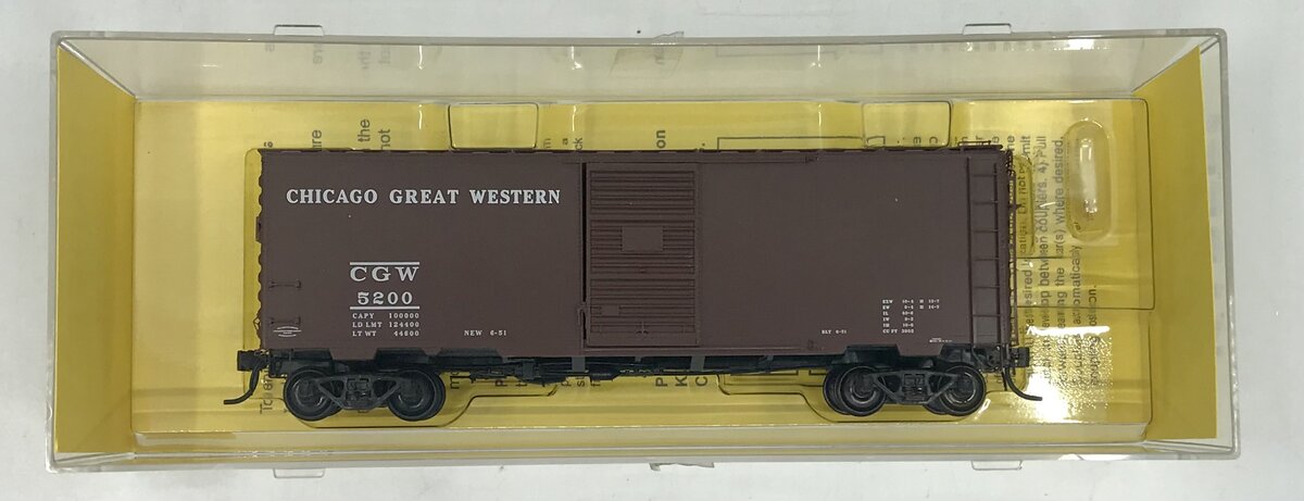 Kadee 4005 HO Scale Chicago Great Western 40' PS-1 Boxcar #5200 LN/Box