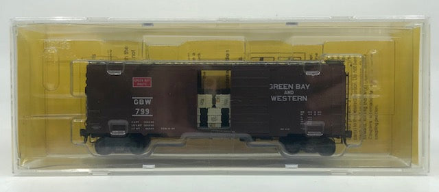 Kadee 4016 HO Green Bay & Western 40' PS-1 Boxcar #799 LN/Box