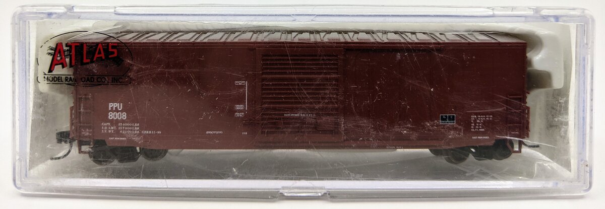 Atlas 45081 N Peoria & Pekin Union Railway 50' Precision Design Boxcar #8008 LN/Box